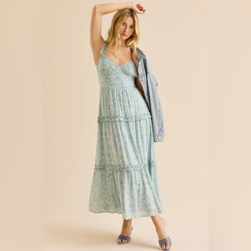 Altar’d State Floral Tiered Maxi Dress | NWT - Picture 2 of 5